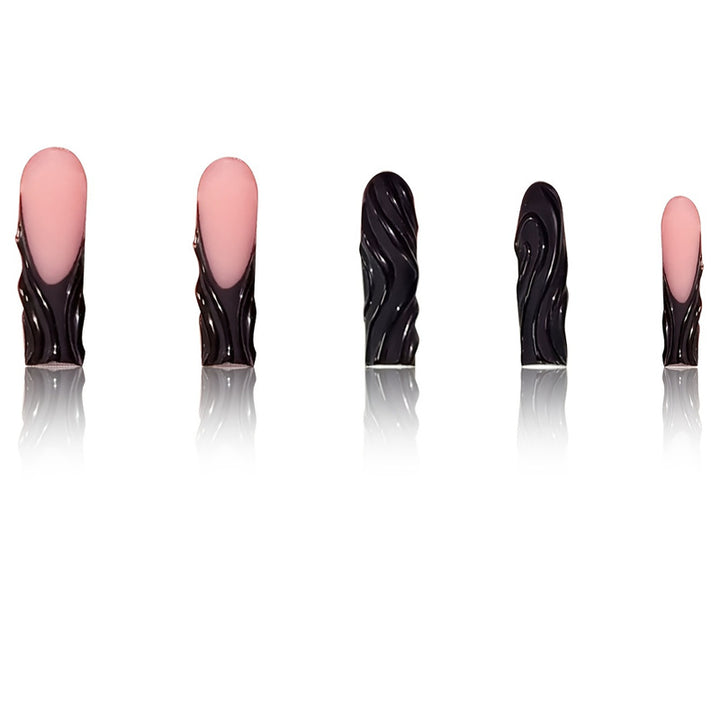 Creative Wave Design Press-On Nails Bowlift