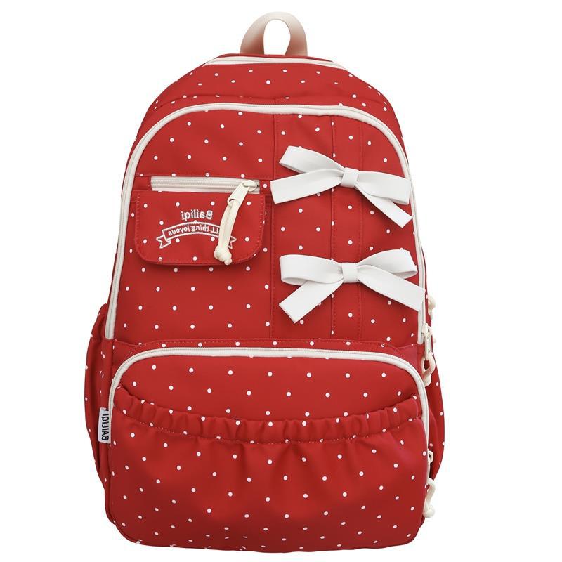 Stylish Polka Dot Backpack