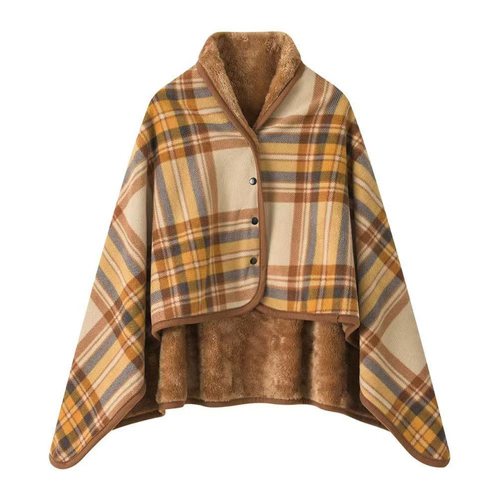 Cozy Plaid Blanket From Bowlift