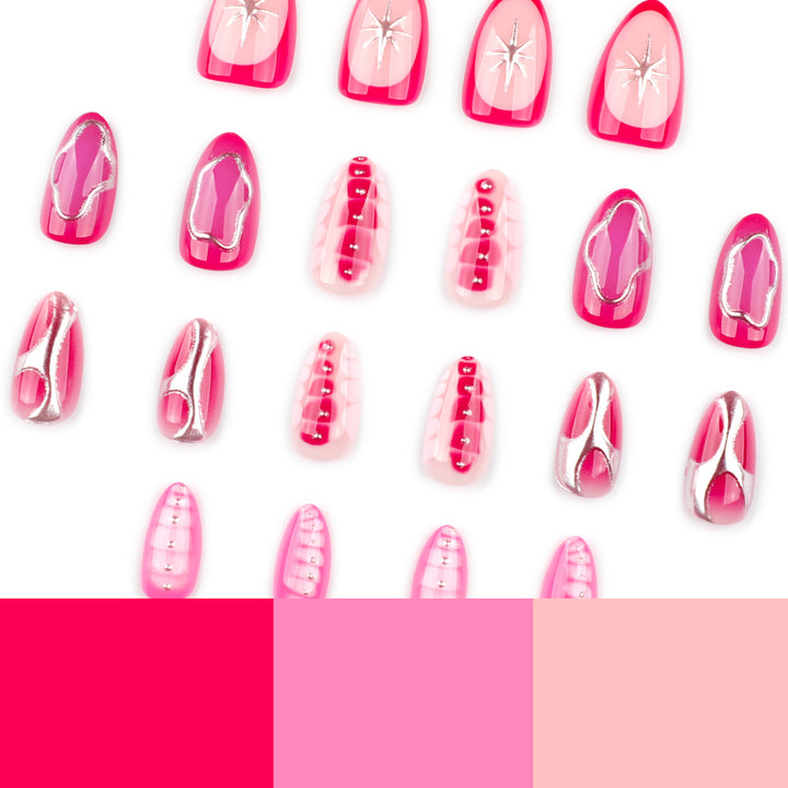 Artistic Nail Art with Decorative Effects Bowlift