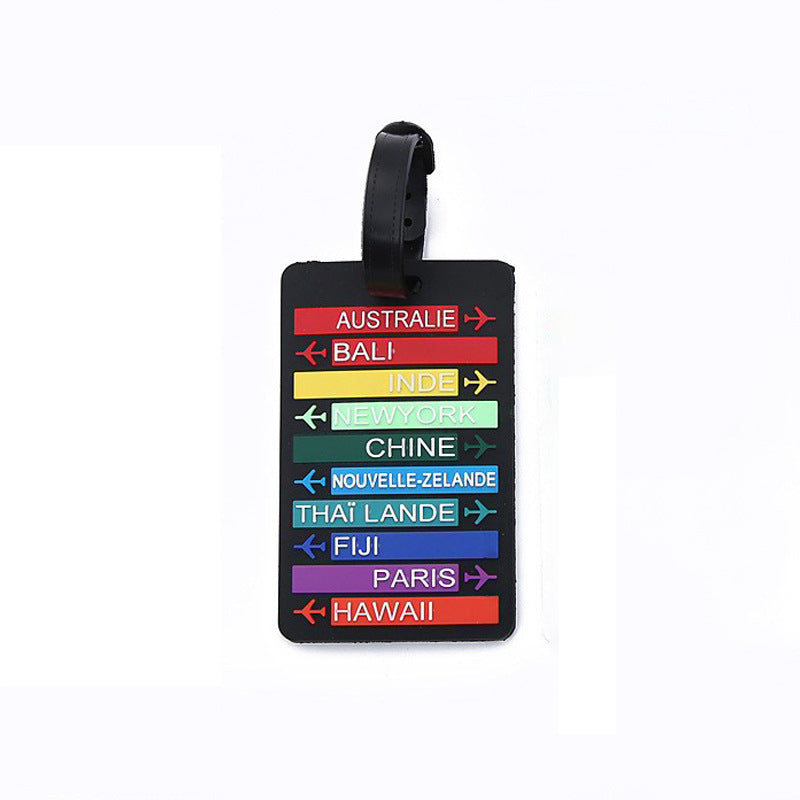Unisex Luggage Tag with City Motifs Bowlift