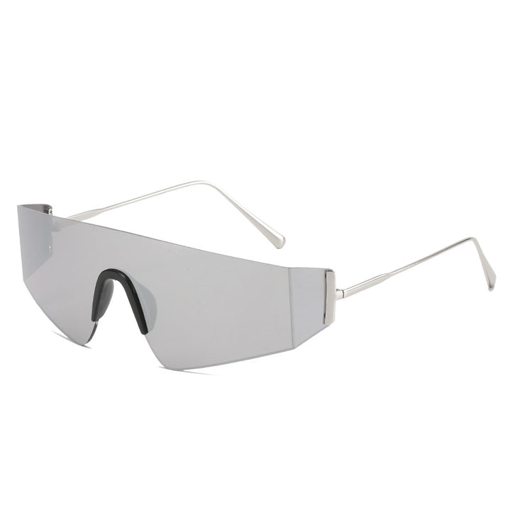 Ladies futuristic oversized sunglasses Bowlift