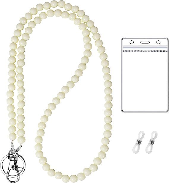Beaded Lanyard with ID Holder Bowlift