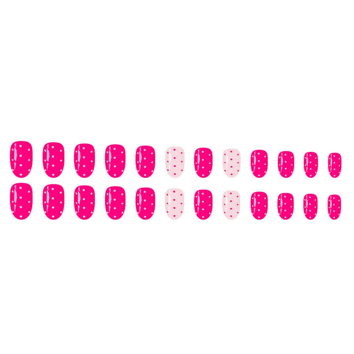 Playful Polka Dot Press-On Nail Set Bowlift