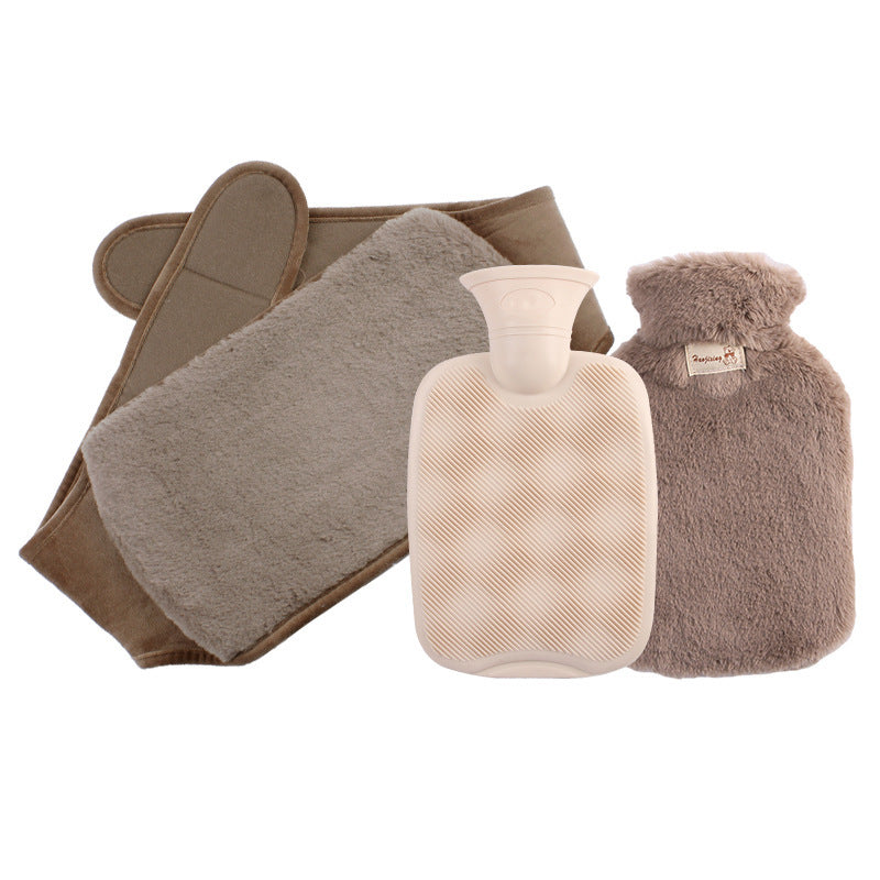 Plush Hot Water Bottle Set Bowlift