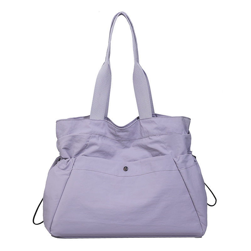 Spacious And Functional Tote Bag With Side Pockets Bowlift