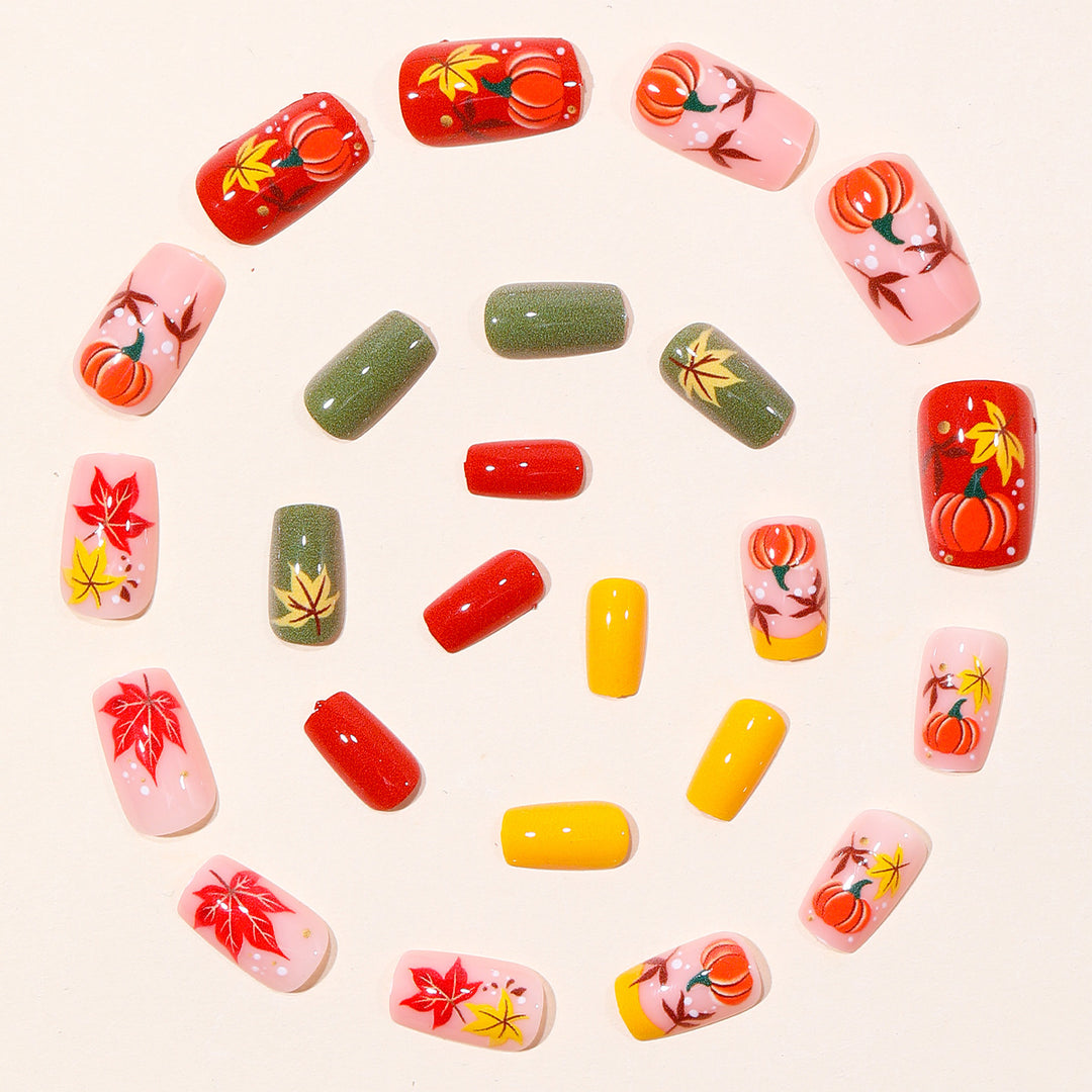 Artistic Seasonal Nail Art Design Bowlift