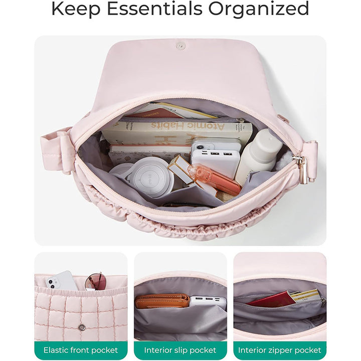 Padded shoulder bag with stylish design Bowlift