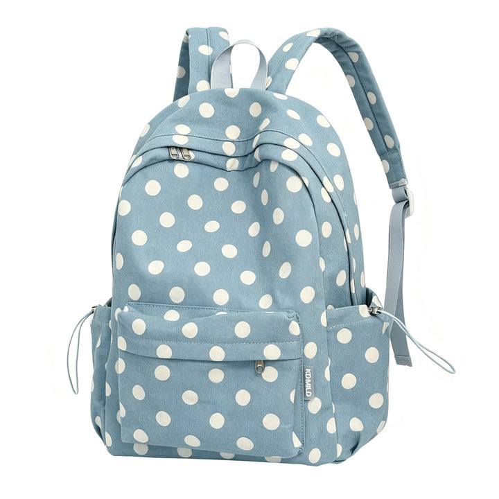 Casual Polka Dot School Backpack Bowlift