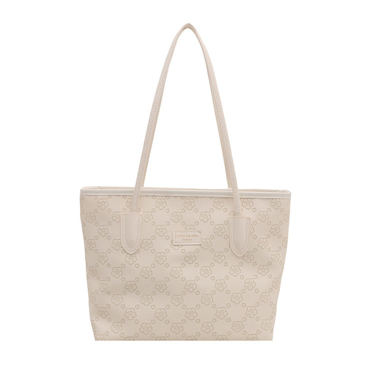 Floral Embossed Tote Bag Bowlift