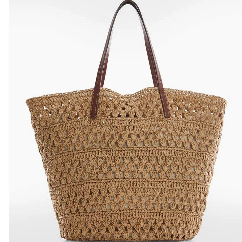Handwoven Macrame Beach Bag Bowlift
