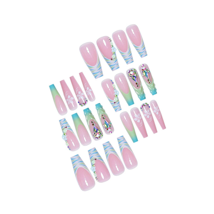 Premium Decorative Press-On Nail Art Bowlift