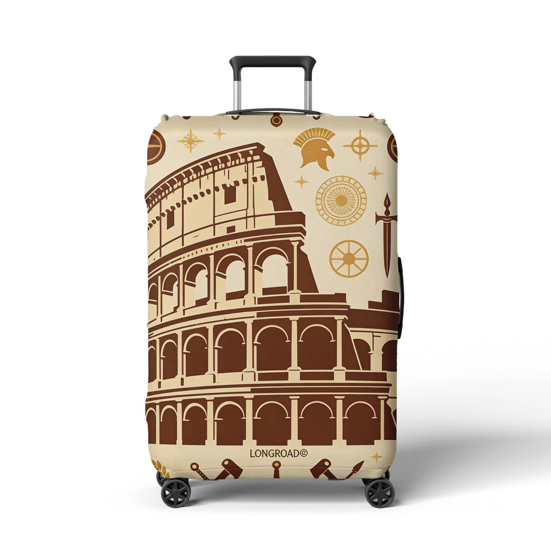 Women's Travel Trolley Bowlift with elegant baroque pattern