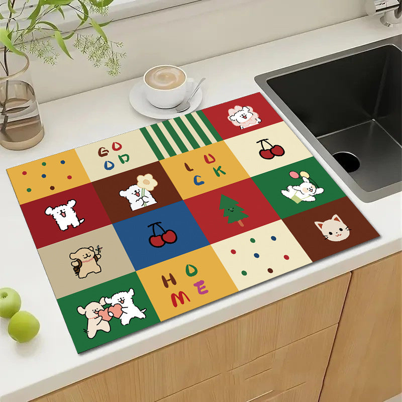 Playful Cow-Themed Bathroom Mat Bowlift