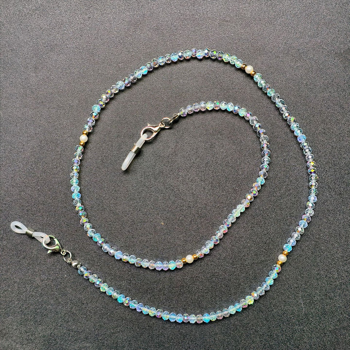Elegant glasses holder chain with colorful beads Bowlift