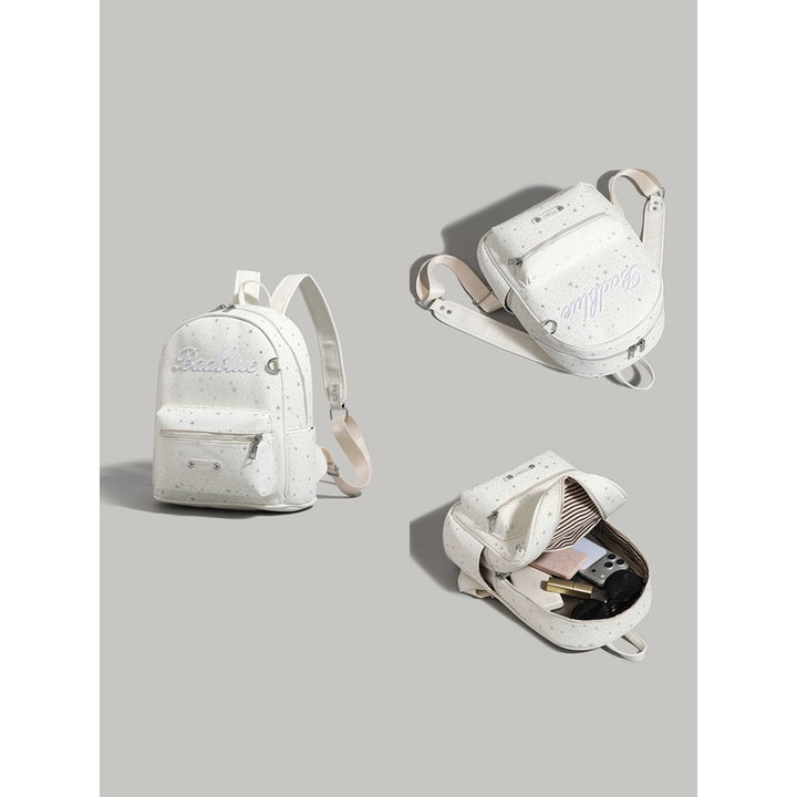 Star-Embellished Mini Backpack Bowlift