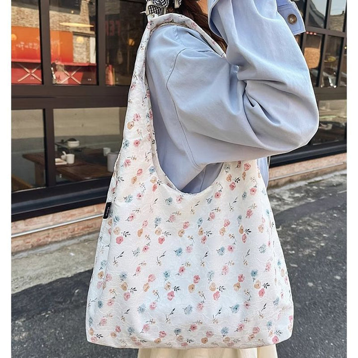 Floral Patterned Eco-Friendly Shopping Tote Bowlift