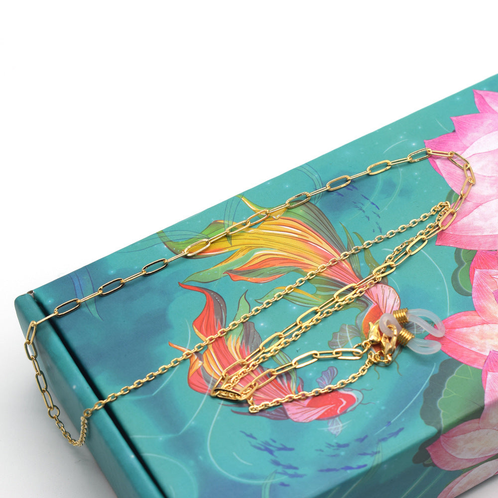Fashion-Forward Metal Eyewear Chain Bowlift