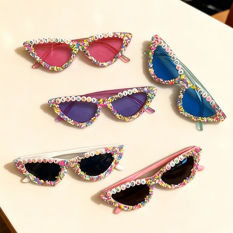 Fun-Themed Cat-Eye Sunglasses Bowlift