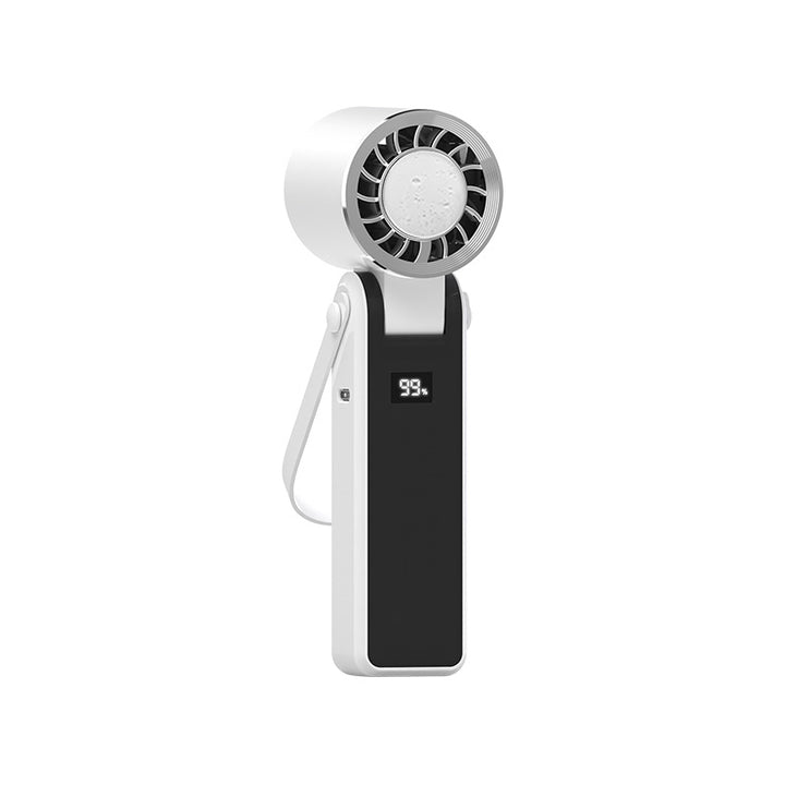 Unisex Portable Hand Fan with powerful battery display Bowlift