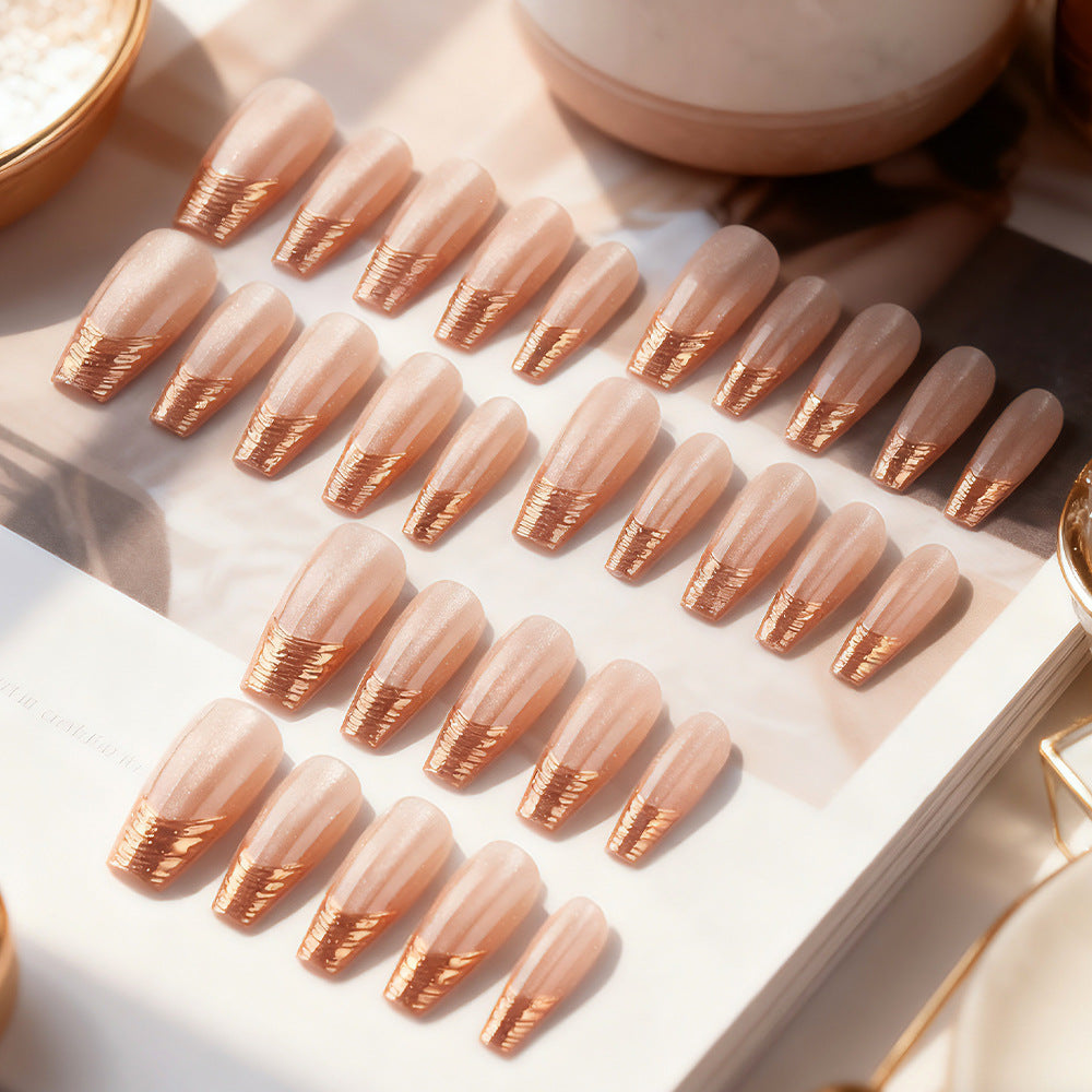 Glamorous Sculpted Press-On Nails Bowlift