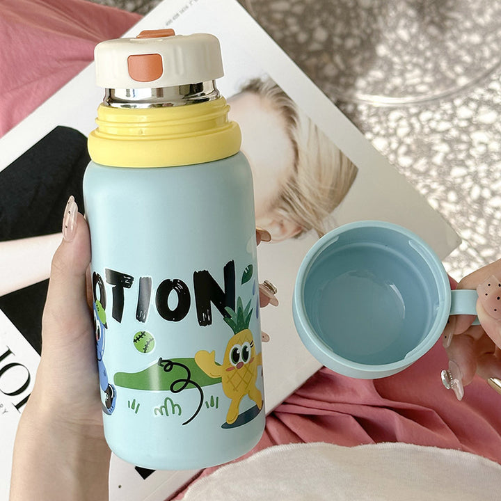 Women's Insulated Bottle with Cheerful Animal Design Bowlift