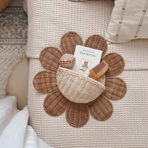 Handwoven Wall Basket for Decoration Bowlift