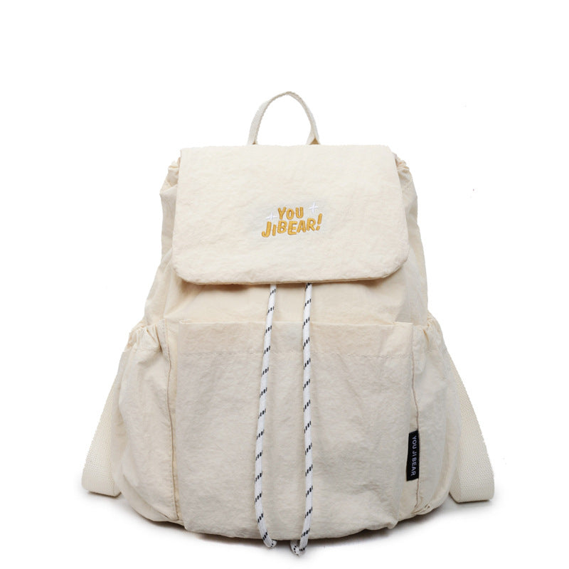 Casual Drawstring Closure Backpack Bowlift