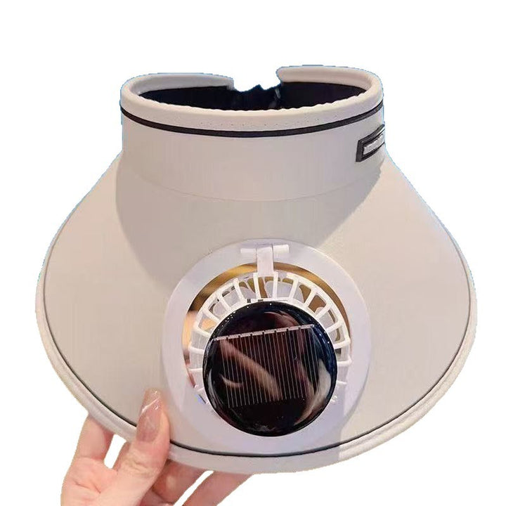 Sport Sun Visor with detachable front fan, adjustable headband and reflective piping Bowlift