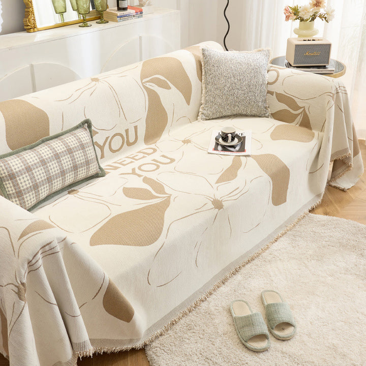 Decorative Floral Throw Blanket