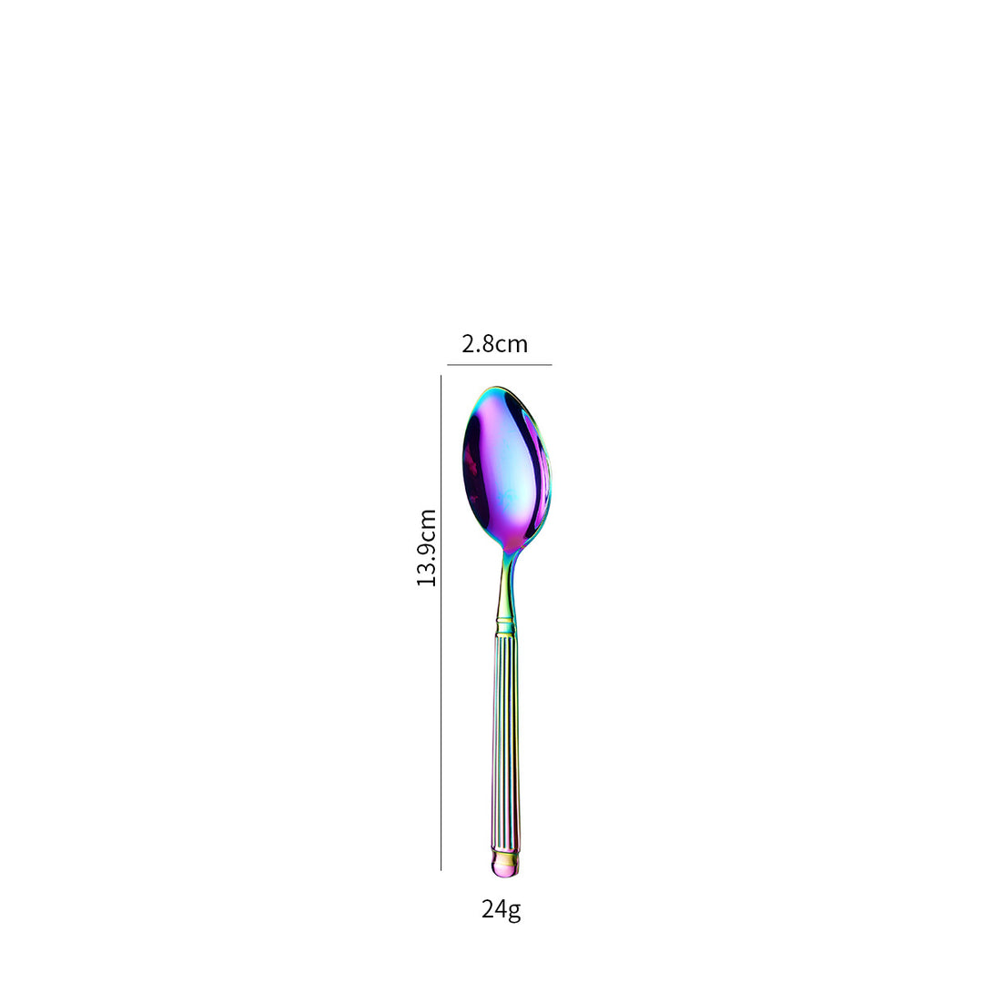 Elegant dessert spoon with exclusive surface design Bowlift