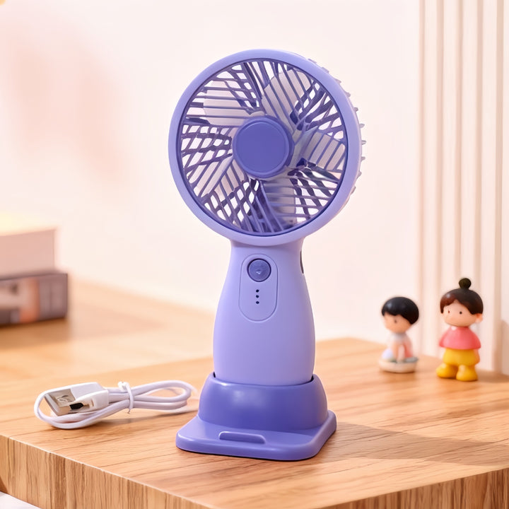 Women Portable Battery Fan with USB Connection Bowlift