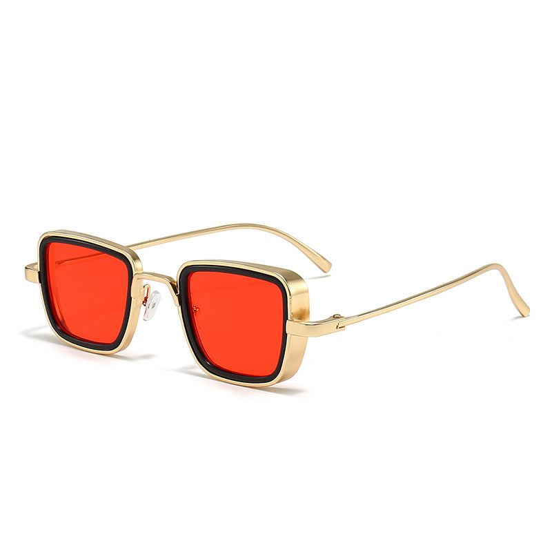 Women's stylish square sunglasses with elegant metal frame Bowlift