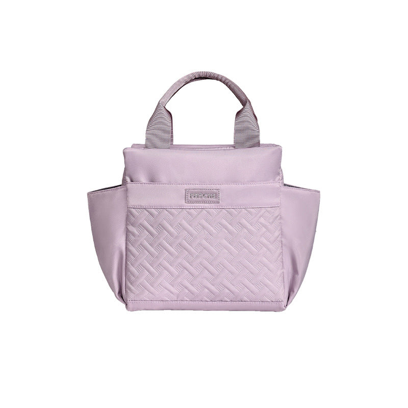 Stylish Woven Handbag Bowlift