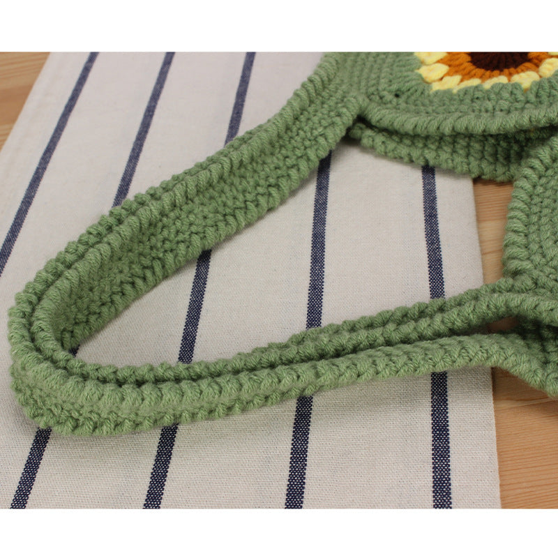 Handbag with Floral Crochet Patterns Bowlift