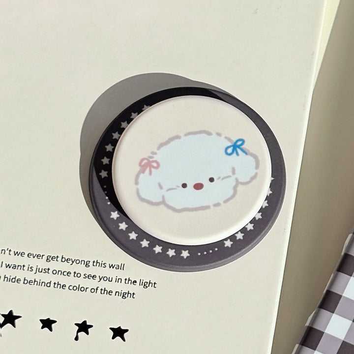 Decorative smartphone finger holder in dog design Bowlift