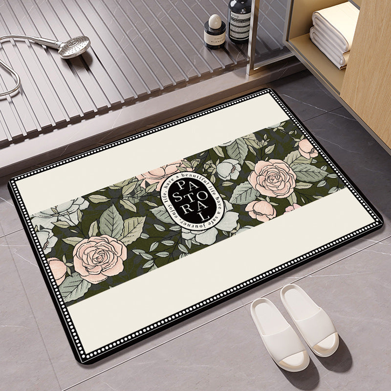 Decorative Motivational Bath Mat Bowlift
