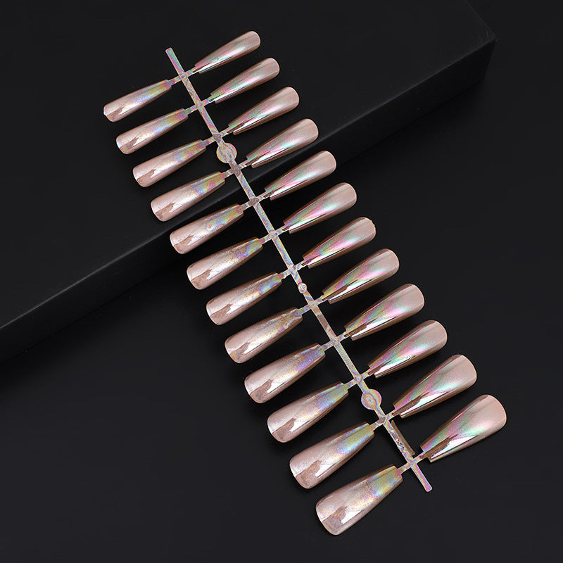 Artificial nails in modern glitter finish Bowlift