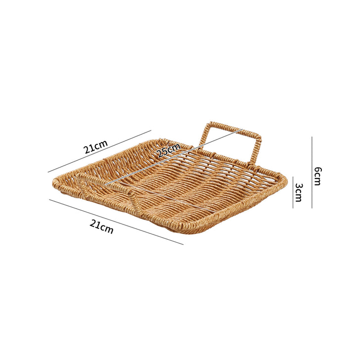 Home Decorative Woven Serving Tray Bowlift