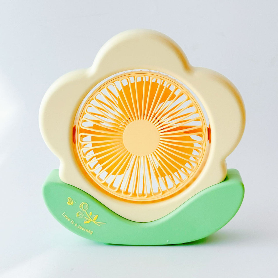 Unisex Portable Mini-Fan in Flower Design Bowlift