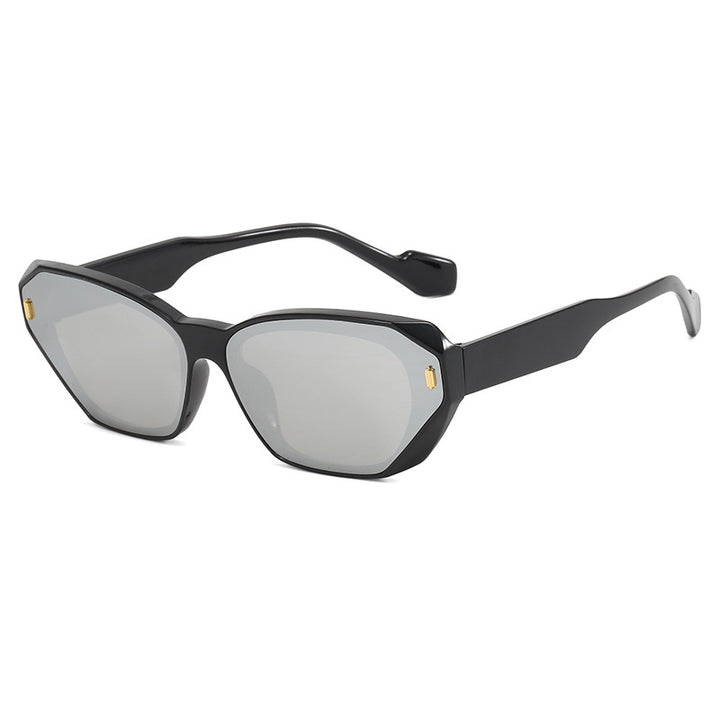 Women’s geometric designer sunglasses with distinctive frame Bowlift