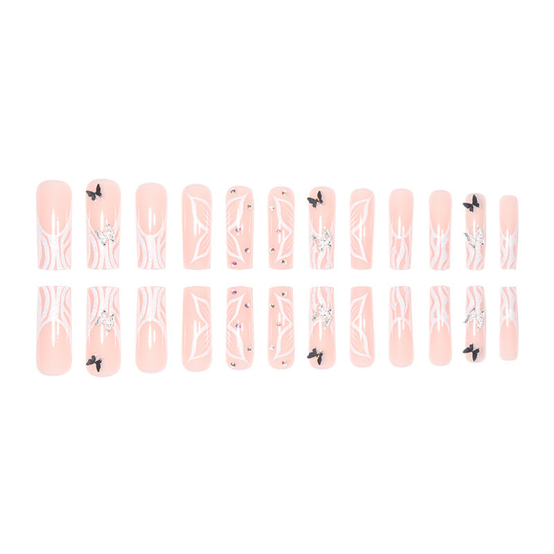 Elegant Long Nail Art Extensions Bowlift