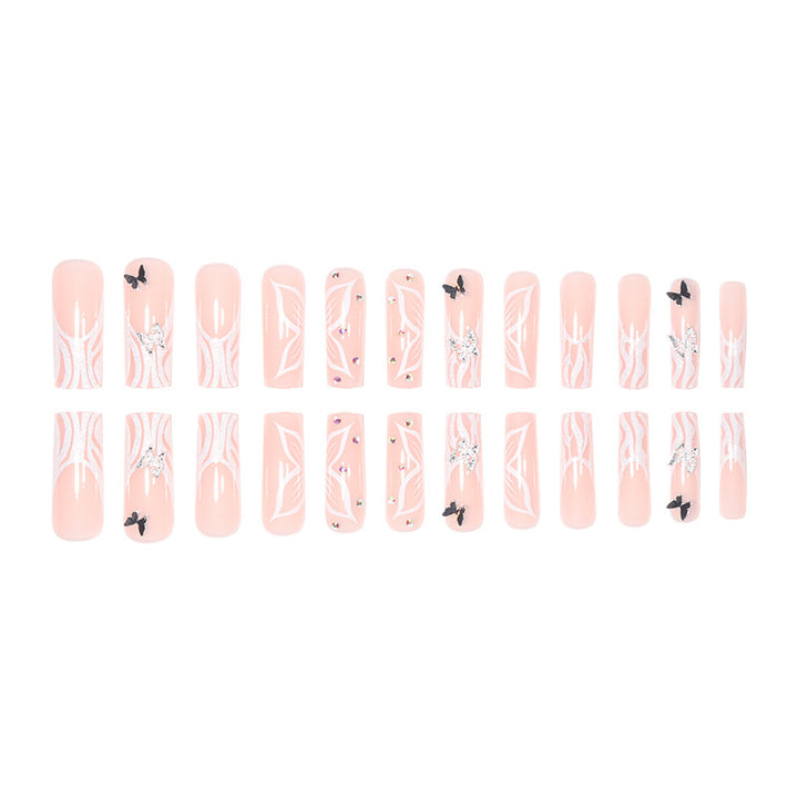 Elegant Long Nail Art Extensions Bowlift