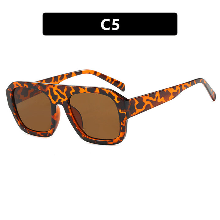 Women's oversized sunglasses with distinctive rectangular frame Bowlift