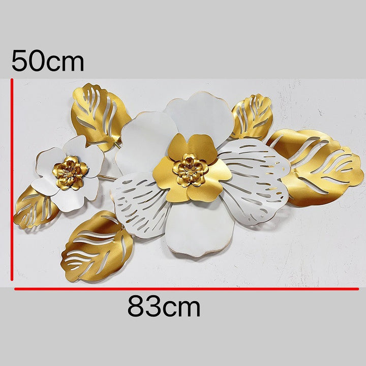 Floral Metal Wall Art Sculpture Bowlift