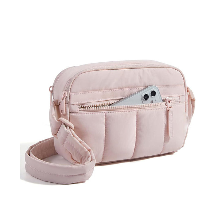 Fashionable shoulder bag with practical compartment division Bowlift