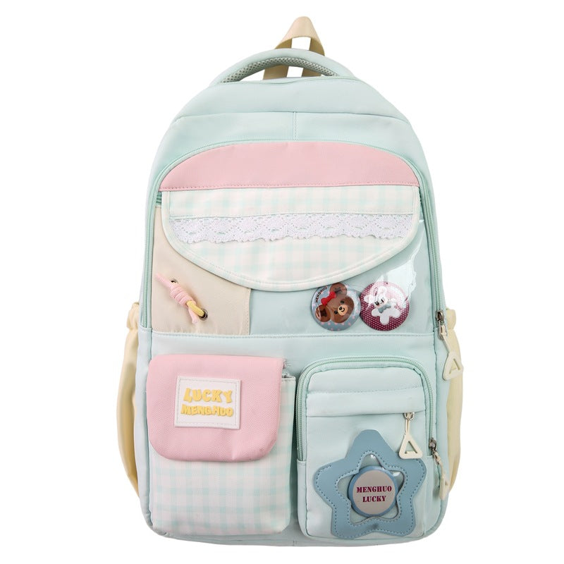 Cute Character-Design School Backpack Bowlift