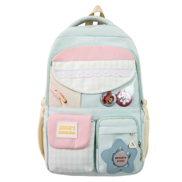 Cute Character-Design School Backpack Bowlift