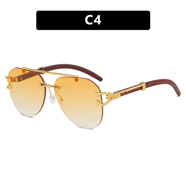 Women's sunglasses with elegant design and wooden accents Bowlift