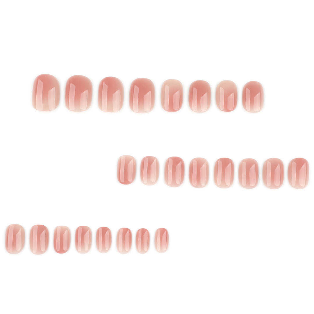 Artificial gel nails with elegant high-gloss finish Bowlift
